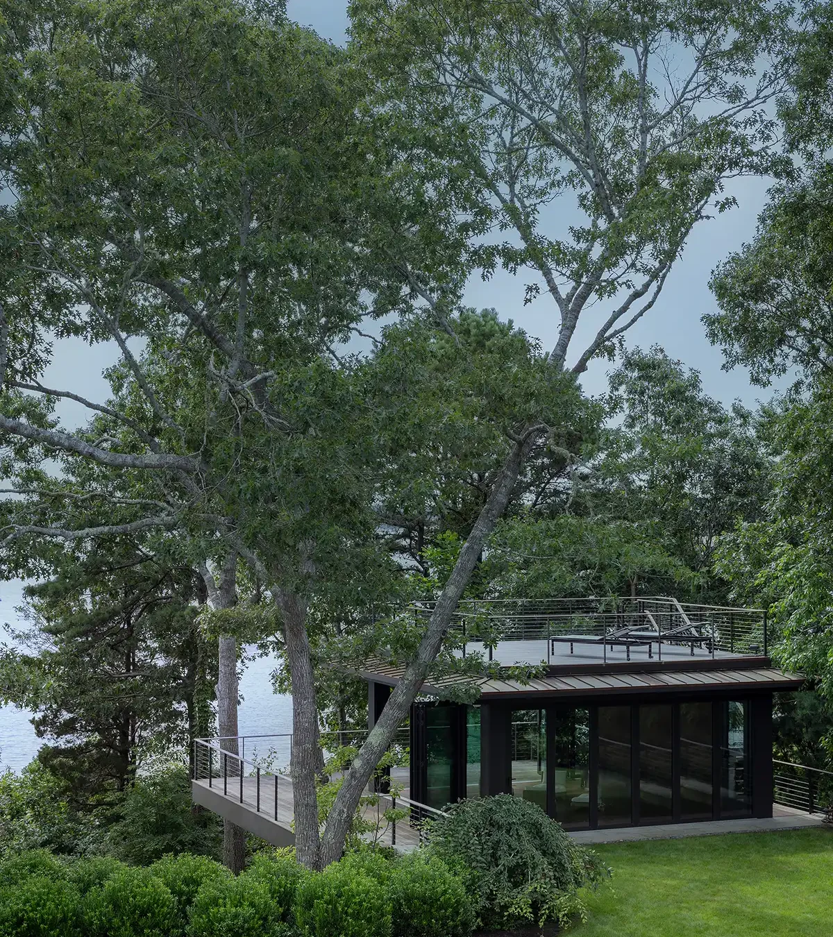The Pool House & Treehouse Yoga Studio by Doreve Nicholaeff